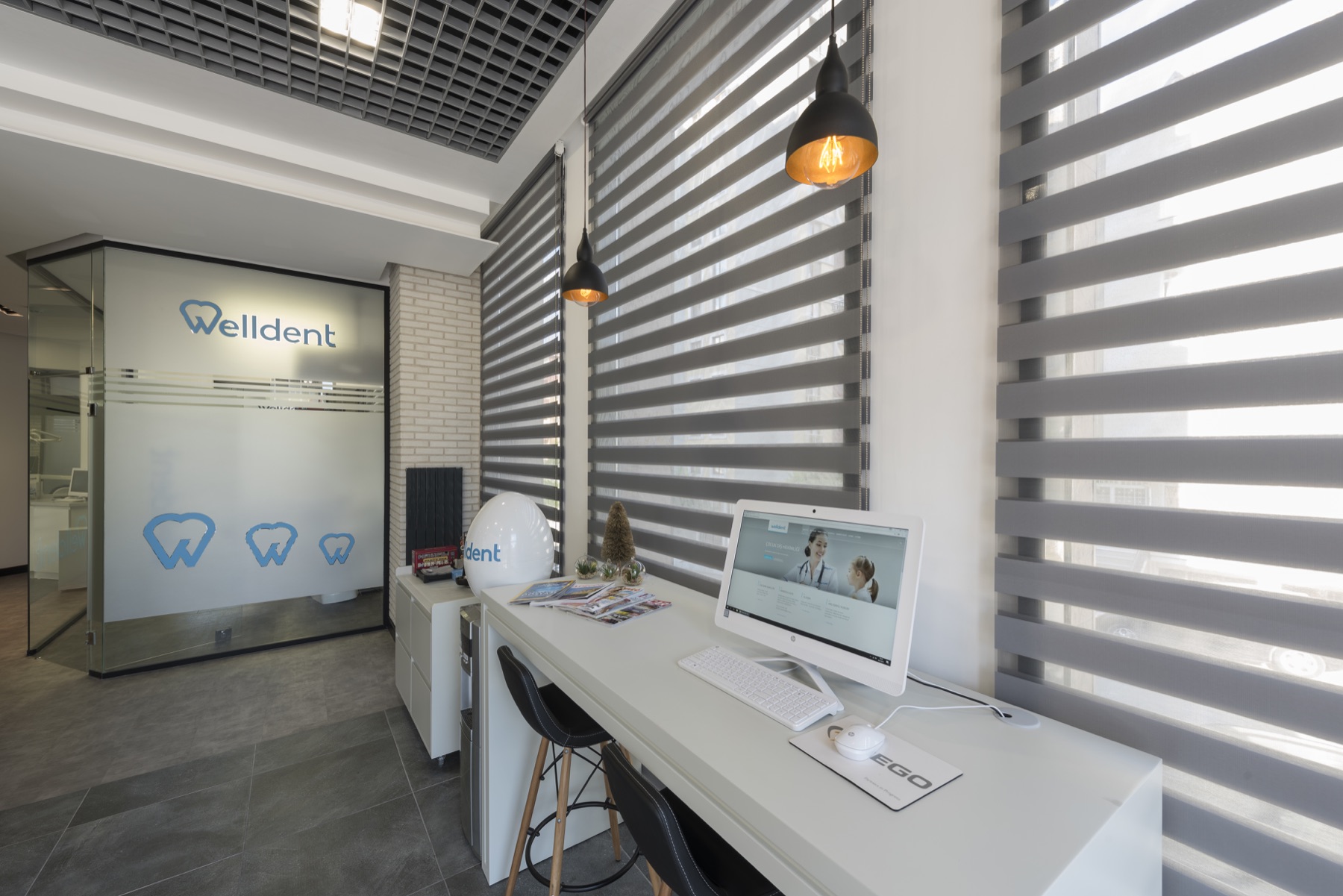 Welldent’in aydınlık danışma ve çalışma alanı